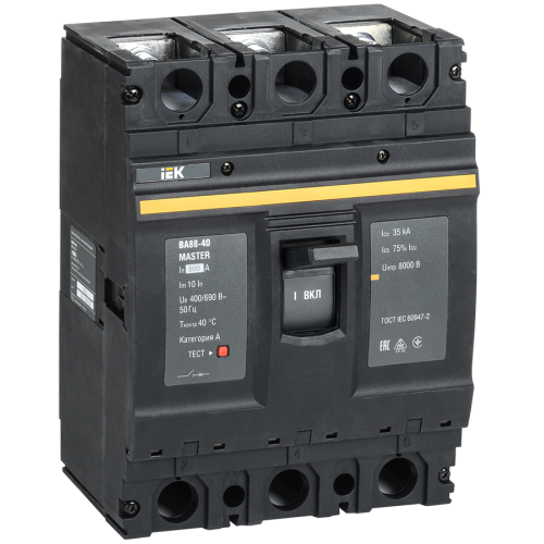 Выключатель автоматический ВА88-40 3Р 800А 35кА MASTER IEK