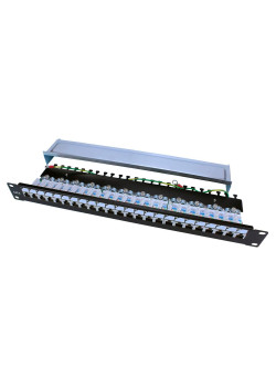 Патч-панель Hyperline PP3-19-24-8P8C-C6-SH-110D 19
