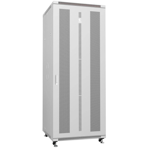 Шкаф серверный Cabeus (ND-05C-42U80/100) напольный 42U 800x1000мм пер.дв.перфор. задн.дв.перфор. 800кг серый 900мм 132кг 220град. 2055мм IP20 сталь