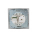 Розетка компьютерная + телефонная 2-м СП Mira RJ45 + RJ11 сер. метал. LEZARD 701-1010-143 Розетка компьютерная + телефонная 2-м СП Mira RJ45 + RJ11 сер. метал. LEZARD 701-1010-143