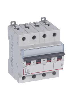 Авт.выкл.DX3 4П B10A 6000/10kA LEGRAND
