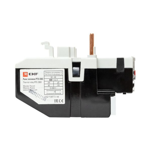 Реле тепловое РТЭ-3363 63-80А EKF Реле тепловое РТЭ-3363 63-80А EKF