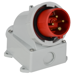 Вилка стационарная ССИ-5142 16А-6ч/380В 3P+PE IP67 IEK