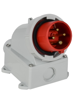 Вилка стационарная ССИ-5142 16А-6ч/380В 3P+PE IP67 IEK
