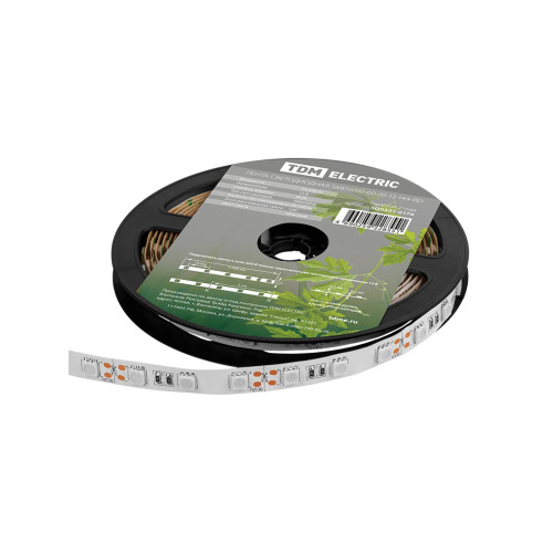 Лента светодиодная SMD5050-60-20-12-144-YE 60LED/м, IP20, 12В, 14,4Вт, желтый, (У) TDM Лента светодиодная SMD5050-60-20-12-144-YE 60LED/м, IP20, 12В, 14,4Вт, желтый, (У) TDM