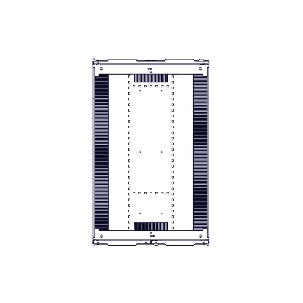Шкаф Systeme Electric, серия Uniprom, 48U-750/1200, боковые панели 4шт, черный