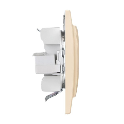 Минск Розетка RJ-45 2-местная СП беж. EKF Минск Розетка RJ-45 2-местная СП беж. EKF