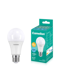 Лампа светодиодная LED15-A60/845/E27 15Вт грушевидная 4500К E27 1320лм 220В бел. Camelion 12186