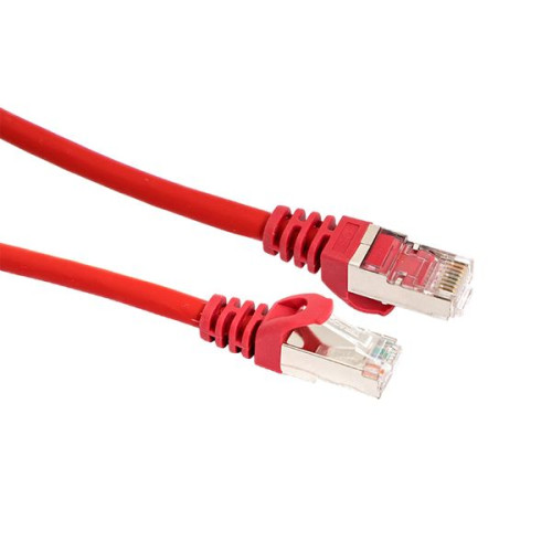 Патч-корд TERACOM CS Cat.6A экран. S/FTP LSZH красный (2,0м) Патч-корд TERACOM CS Cat.6A экран. S/FTP LSZH красный (2,0м)
