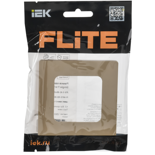 FLITE Рамка 1-местная РУ-1-К-ФлХ хаки IEK FLITE Рамка 1-местная РУ-1-К-ФлХ хаки IEK