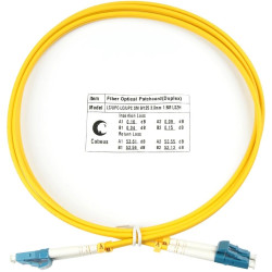 Патч-корд Cabeus FOP(D)-9-LC-LC-2M 2x9/125 OS2 LC дуплекс-LC дуплекс 2м LSZH желтый