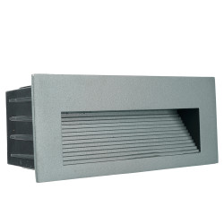 Светодиодный светильник Feron LN012-1 встраиваемый 5W 4000K, IP65, серый