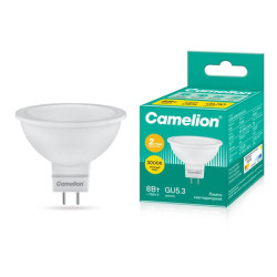 Лампа светодиодная LED8-S108/830/GU5.3 8Вт 220В Camelion 12871