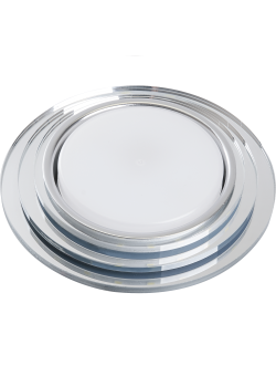 Светильник встраиваемый с белой LED подсветкой Feron CD5024 потолочный GX53 без лампы, матовый