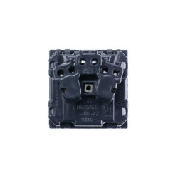 Розетка 1-м СП 2мод. Zenit 16А IP21 250В с заземл. Schuko защ. шторки с крышкой механизм серебр. ABB 2CLA228810N1301
