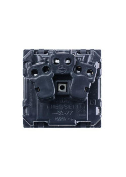 Розетка 1-м СП 2мод. Zenit 16А IP21 250В с заземл. Schuko защ. шторки с крышкой механизм серебр. ABB 2CLA228810N1301