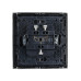 FORTE&PIANO Выключатель 2-клавишный с индикацией 10А FP506 сталь IEK FORTE&PIANO Выключатель 2-клавишный с индикацией 10А FP506 сталь IEK