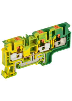 ARMAFIX Клемма пружин. Push-in CP-MC-PEN земля 3 вывода 10мм2 IEK