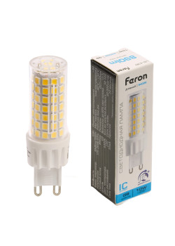Лампа светодиодная диммируемая Feron LB-438 G9 10W 175-265V 6400K