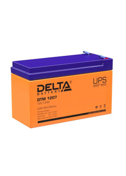 Аккумулятор UPS 12В 7.2А.ч Delta DTM 1207