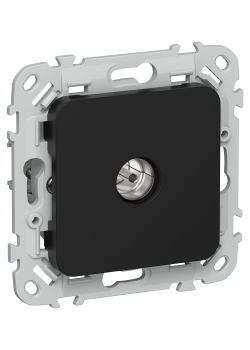 FLITE Розетка TV экранированная оконечная тип M РТВм-1-1-1-ФлЧ черный IEK