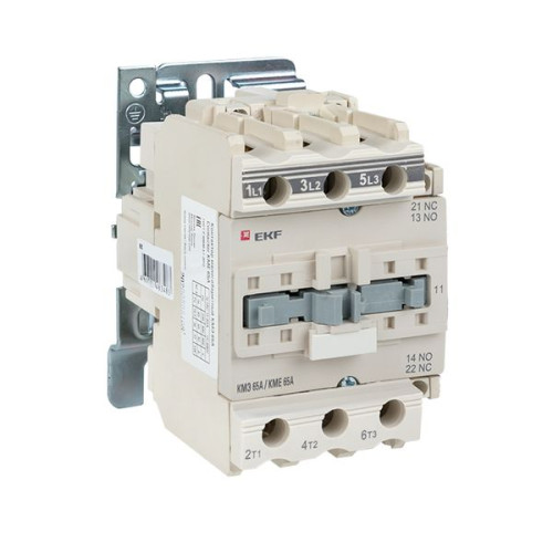 Контактор КМЭ-3 65А 1NO+1NC 400В AC EKF Контактор КМЭ-3 65А 1NO+1NC 400В AC EKF