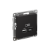 ATLASDESIGN USB РОЗЕТКА A + тип-C 45Вт высокоскор.заряд. QC, PD, механизм, КАРБОН ATLASDESIGN USB РОЗЕТКА A + тип-C 45Вт высокоскор.заряд. QC, PD, механизм, КАРБОН