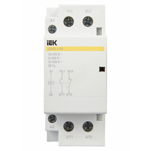 Контактор модульный КМ40-11М AC IEK