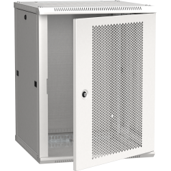 ITK Шкаф LINEA W 12U 600х600мм дверь перфорированная серый RAL7035