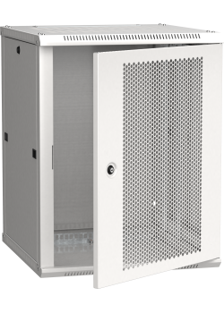 ITK Шкаф LINEA W 12U 600х600мм дверь перфорированная серый RAL7035
