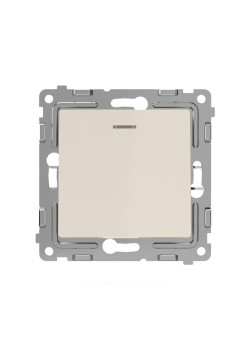 Выключатель 1-кл. СП Pixel 10А IP20 с индикатором механизм беж. TOKOV ELECTRIC TKE-PX-V1I-C02