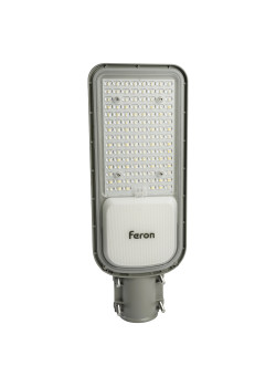 Светодиодный уличный консольный светильник Feron SP3040 100W 5000K 230V, серый