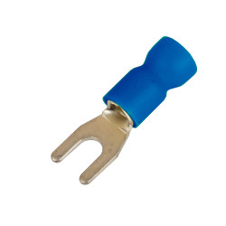 Наконечник вилочный с изолир.фланцем ПВХ, 1,5-2,5 кв.мм, М3 (НВИ)