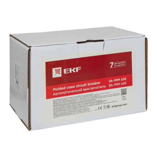 ВА-99М 630/400А 3P 10In 50кА с термомагнитным расцепителем EKF ВА-99М 630/400А 3P 10In 50кА с термомагнитным расцепителем EKF