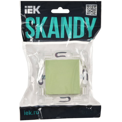 SKANDY Заглушка с суппортом SK-C01G мятный IEK SKANDY Заглушка с суппортом SK-C01G мятный IEK