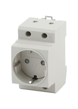 Розетка на DIN-рейку PRO MRD10-16-E 16А с заземлением Эра Б0057482