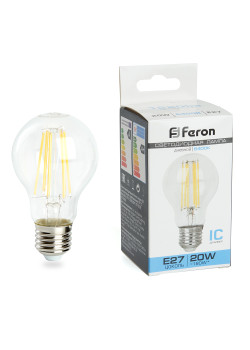 Лампа светодиодная Feron LB-620 Шар E27 20W 175-265V 6400K