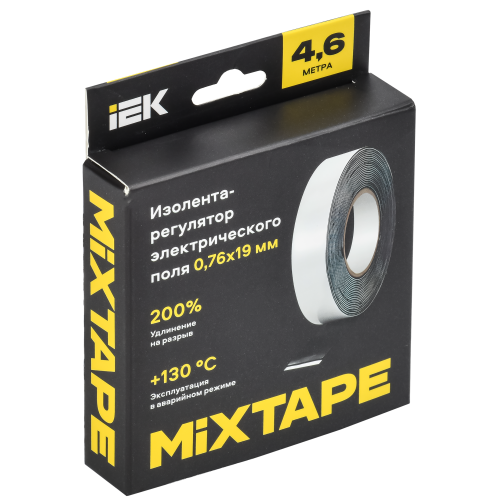 MIXTAPE PRO Изолента-регулятор электрического поля 0,76х19мм 4,6м 2220 IEK MIXTAPE PRO Изолента-регулятор электрического поля 0,76х19мм 4,6м 2220 IEK
