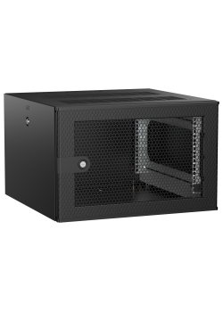 ITK UNITBOX W Шкаф настенный 6U 600х600мм дверь перфорированная черный