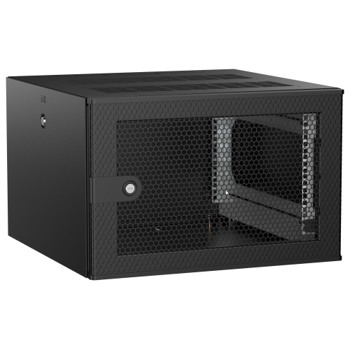 ITK UNITBOX W Шкаф настенный 6U 600х600мм дверь перфорированная черный