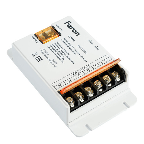 LD482 Контроллер CCT с пультом, таймером и визуализатором звука 12-24-48V LD482 Контроллер CCT с пультом, таймером и визуализатором звука 12-24-48V