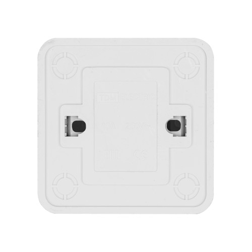 Выключатель 2-кл. открытой установки IP20 10А, белый Выключатель 2-кл. открытой установки IP20 10А, белый