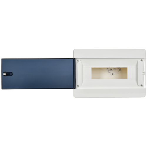 UNION Compact Корпус пластиковый ЩРН-П-12 IP41 черная прозрачная дверь IEK