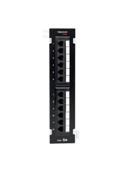 Патч-панель настенная TERACOM PRO Cat.5E неэкран. UTP 12 портов RJ-45 Dual IDC