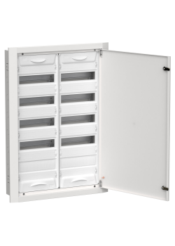 TITAN 5 Корпус металлический ЩРв-120 (2х60) 880х625х130мм IP31 белый (одна дверь) IEK