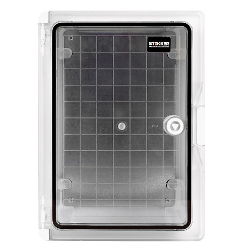 Корпус пластиковый ЩМПп STEKKER EBX60-6/05-65 IP65 c прозрачной дверью (350*250*150) пластик, серия ArcaWP65+