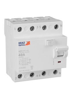 ВДТ без защиты от сверхтоков OptiDin DM63-4240-A-4,5-УХЛ4 (4P, 40, 30mA)