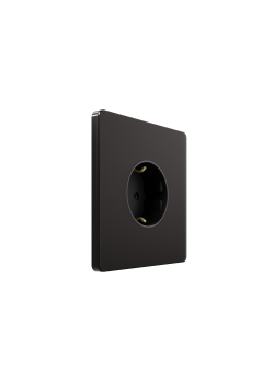 Systeme Infinity, Розетка С/У с ЗК (250В, 16А, защит.шторки), Полярная ночь