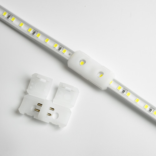 Светодиодная LED лента Feron LS710, 120SMD(2835)/м 10Вт/м 220V длина 25м, 4000K, IP65,  с 1 сетевым шнуром, 2 заглушками, 2 коннекторами в комплекте