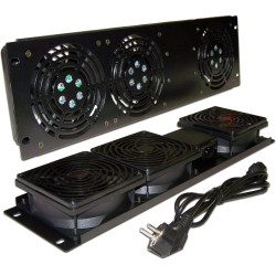 Блок вентиляторов Lanmaster (TWT-CB-FANV3-RACK) 3 вент. черный (упак.:1шт)